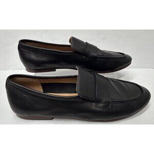 Madewell leather loafers Shoes Womens Size 10 Black Flats Lacey Penny Slip On
